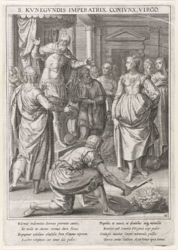 Saint Cunegundes of Luxembourg Proves Her Innocence
