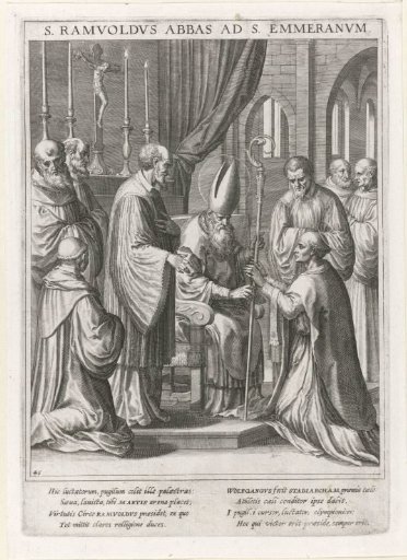 Saint Ramwold is Appointed Abbot of Saint Emmeram
