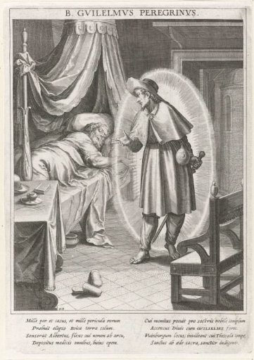 William of Sann Appears as a Pilgrim to Count Albert of Baden