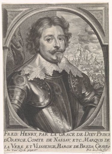 Bust portrait of Frederick Henry, Prince of Orange-Nassau