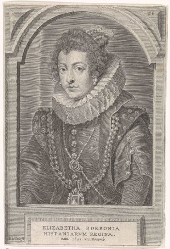 Portrait of Elisabeth of Bourbon, Queen of Spain
