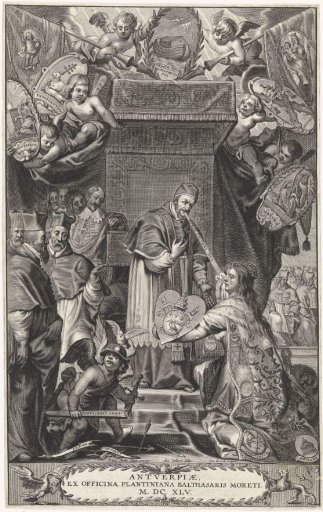 Title page with Pope Innocent X
