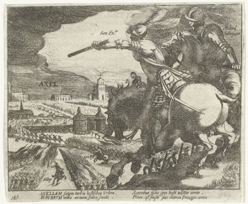 Capture of Axel by Maurice and Philip Sidney, 1586