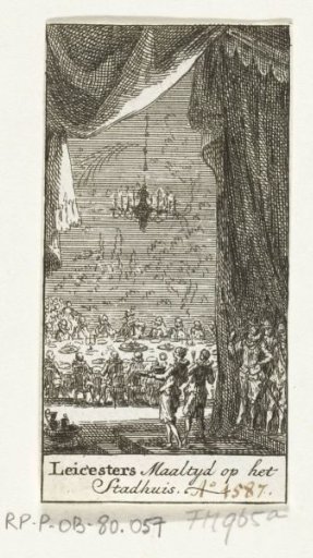 Leicester's Banquet at the Town Hall in Amsterdam, 1587