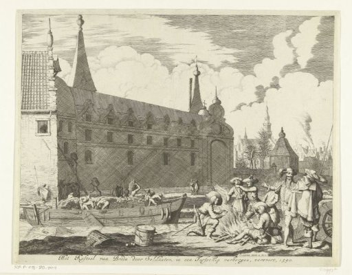 The stratagem with the Turfschip of Breda, 1590