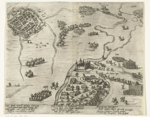 Capture of forts in the vicinity of Groningen, 1593