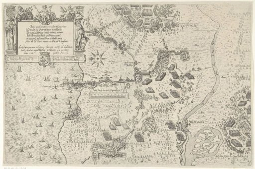 Siege and Capture of Geertruidenberg (upper sheet), 1593