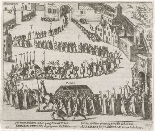 Funeral of the Duke of Parma, 1592