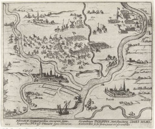 Defeat of the States' army at Wesel, 1595