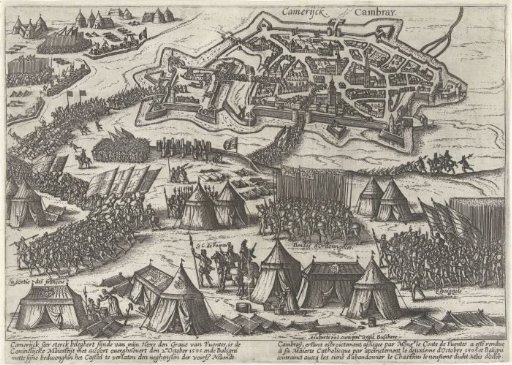 The Siege and Capture of Camerijk by Fuentes, 1595