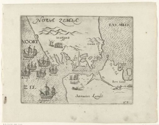 Arrival of the Seven Ships at the Strait of Waygats, 1595