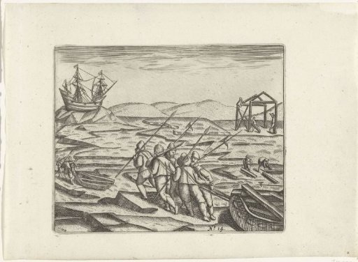 Hauling Wood on Sledges to the Site Where the House is to be Built, 1596