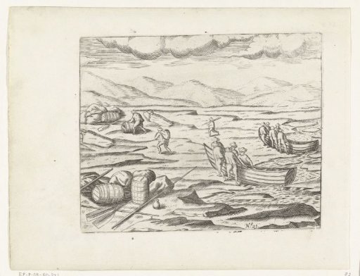 Retrieving the Skiffs from the Water, 1597