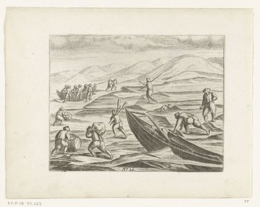The Crushed Skiff Being Unloaded, 1597