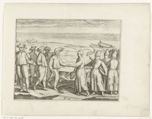 Meeting the Crew of Two Russian Lodjas, 1597