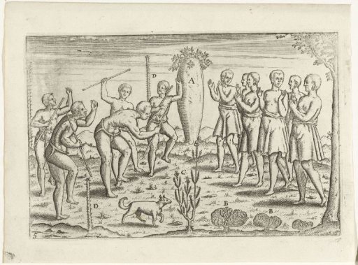 Dance of the Inhabitants of Madagascar, 1595