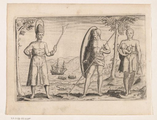 Inhabitants at the Bay of Antongil (Madagascar), 1595