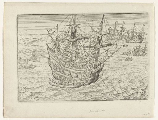 The ship Amsterdam attacked off Sedajoe, 1596