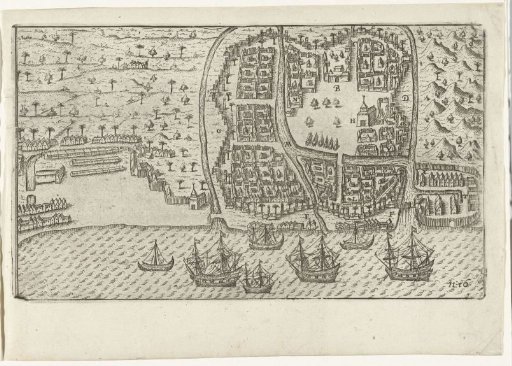 Plan of Bantam, 1596