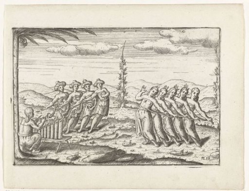 Javanese dance, 1596