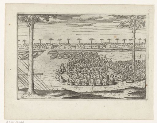 War council at Bantam, 1596