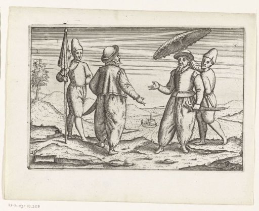 Two Portuguese merchants at Bantam, 1596