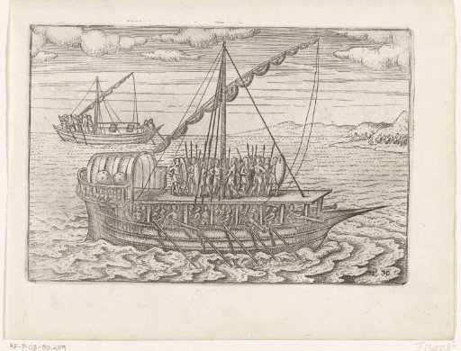 Javanese ship at Bantam, 1596