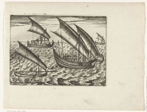 Four Javanese vessels, 1596