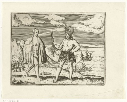 Man and Woman of Tierra del Fuego, 1600