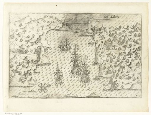Arrival in Rio de Janeiro, 1599