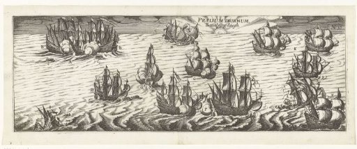 Fight with Spanish ships, by day, 1615