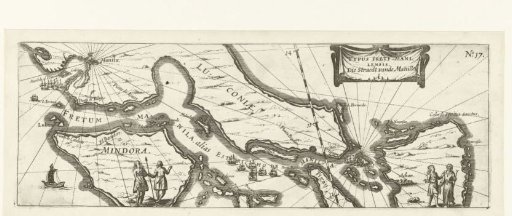 Passage through the Strait of Manila in the Philippines, 1616