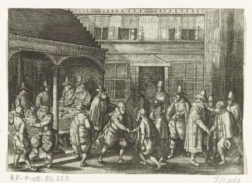 Jacob van Heemskerck and his crew received in Amsterdam, 1597