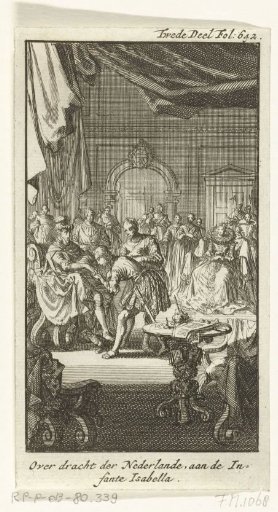Transfer of the Spanish Netherlands by Philip II to Isabella Clara Eugenia, Infanta of Spain, 1597