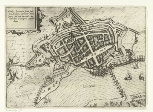 Plan of Bommel, 1599