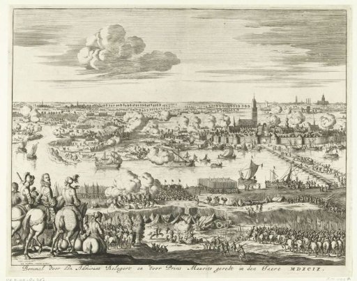 Siege of Zaltbommel by Mendoza, 1599