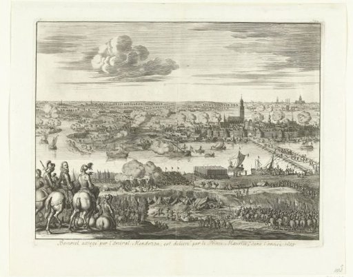 Siege of Zaltbommel by Mendoza, 1599