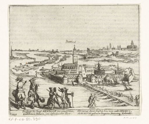 Siege of Zaltbommel by Mendoza, 1599