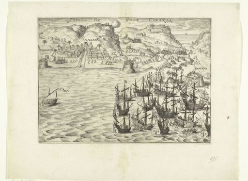 Conquest of Gran Canaria by the fleet under Admiral Pieter van der Does, 1599