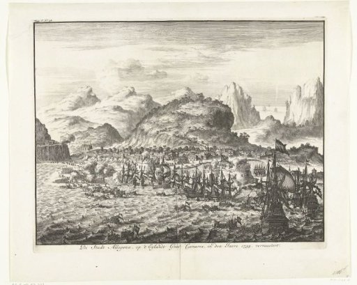 Conquest of Gran Canaria by the fleet under Admiral Pieter van der Does, 1599