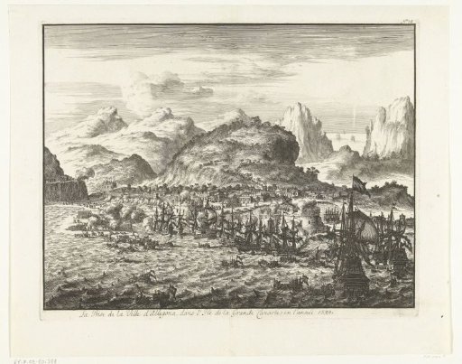Conquest of Gran Canaria by the fleet under Admiral Pieter van der Does, 1599