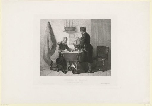 Jacob van Heemskerck and Willem Barendsz in an interior