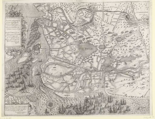 March of Maurice's Army to Ostend (Left Panel), 1600