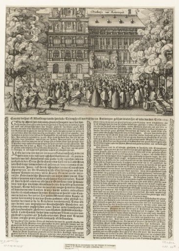Proclamation of the Truce before the Town Hall of Antwerp, 1609