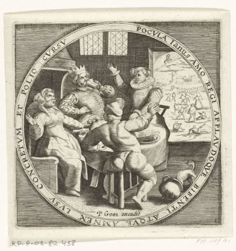 The Month of January, Epiphany, ca. 1600