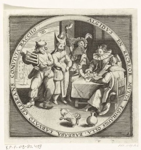 The Month of February, Shrove Tuesday, ca. 1600