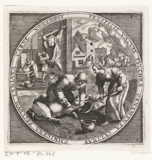 The Month of November, Slaughter Season, ca. 1600