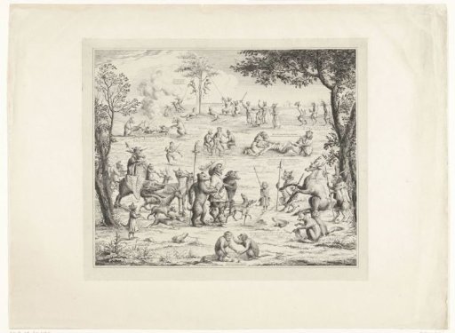 The hunter judged by the animals, ca. 1600