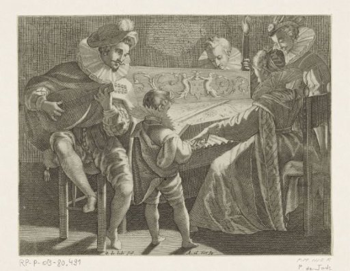 Musical Company by Torchlight, ca. 1600