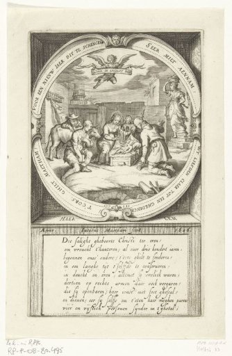 New Year's print of the Haarlem Christmas Guild, 1606